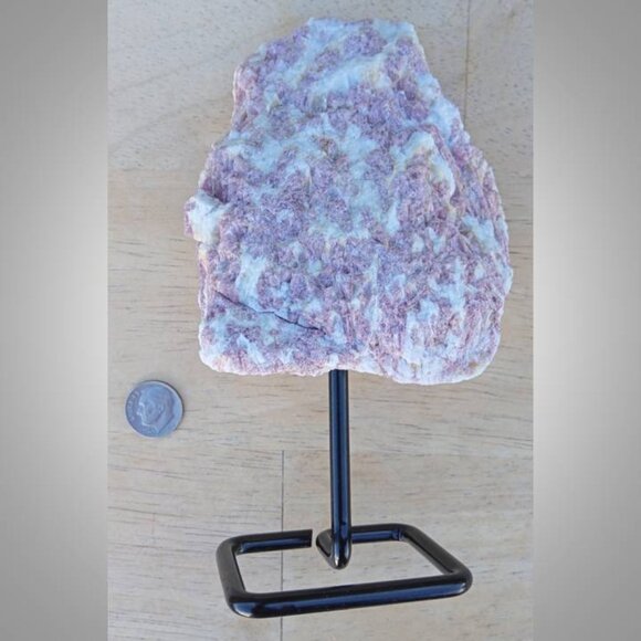 ❤️ PINK TOURMALINE stone rock crystal on stand CHAKRA : love relief anxiety 01 - Picture 2 of 5